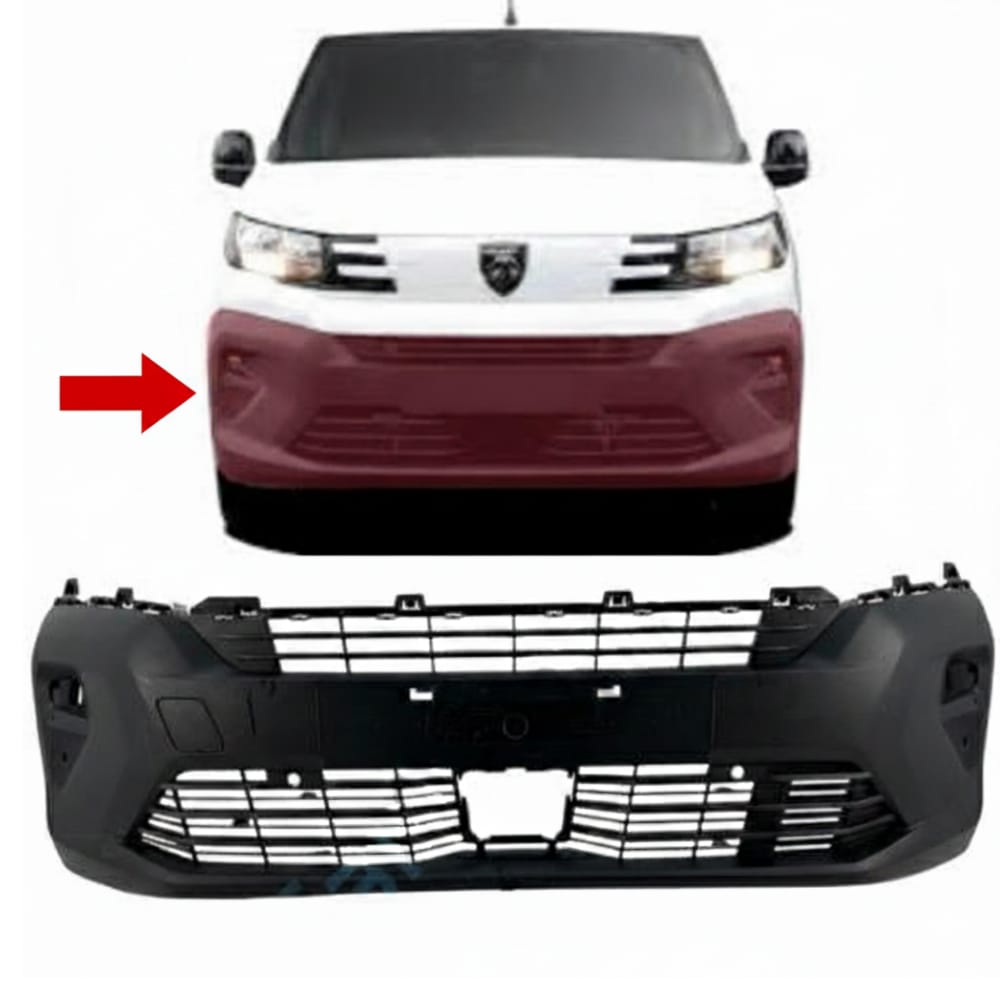 Upper front bumper for Partner 2025 with grille – Spain import.