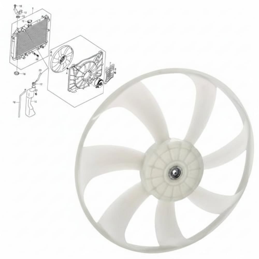 Original fan without motor for Desire and Baleno 2020-2025