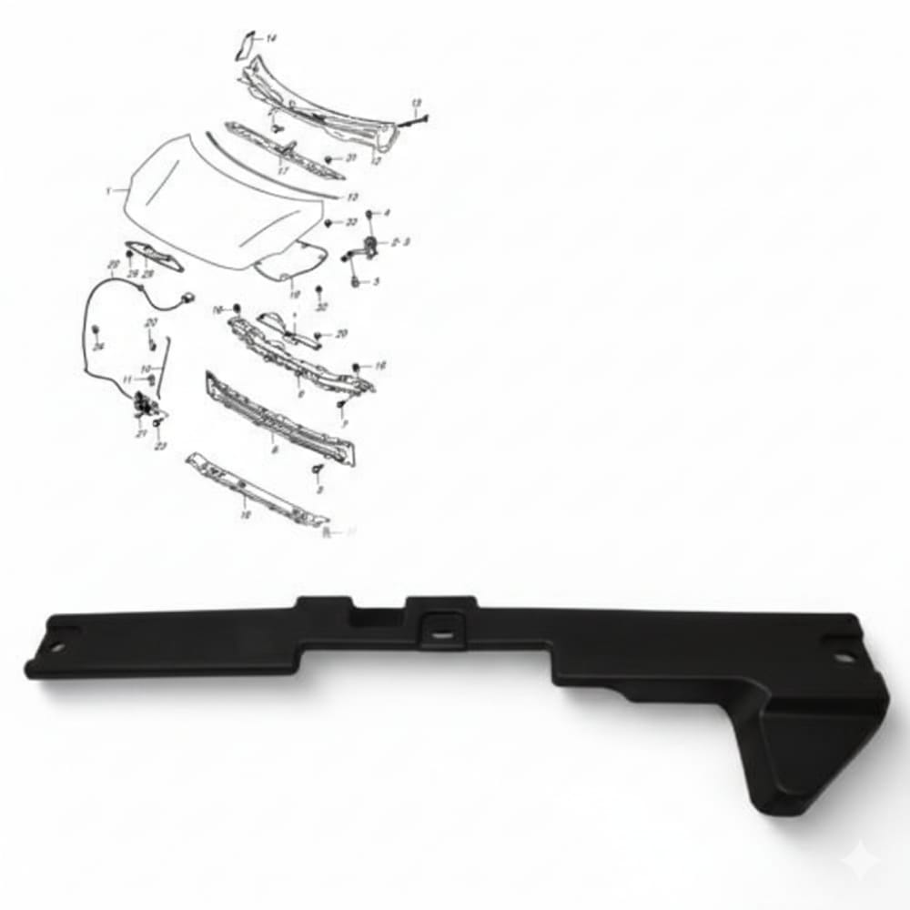 Original hood lock cover for Suzuki Dzire 2020-2025