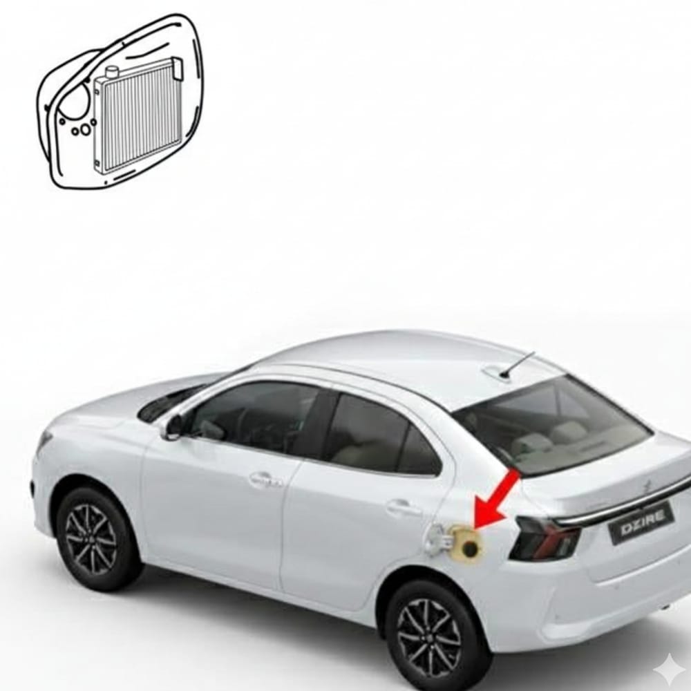 Original internal fuel filler cap for Desire 2025-2026