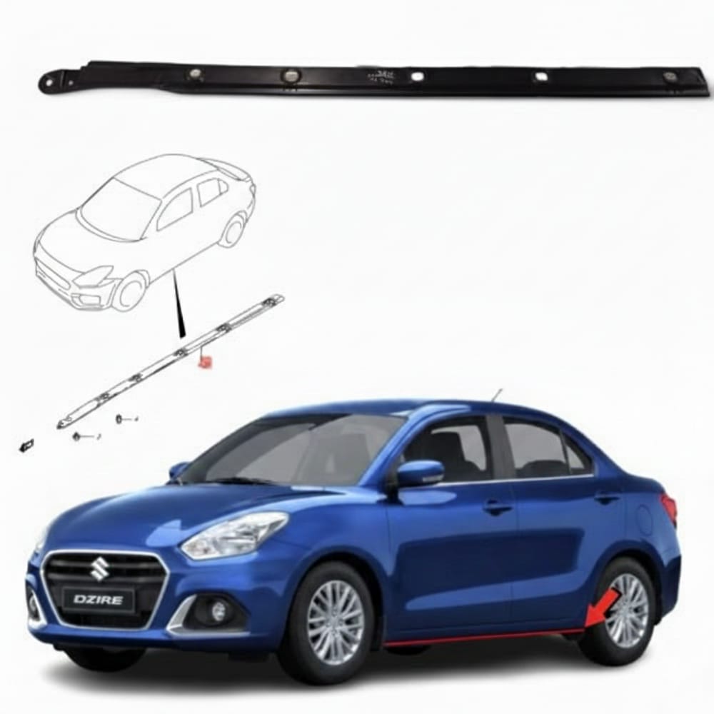 Original left under‑engine splash shield  under‑tray for Suzuki Dzire 2020-2025 models