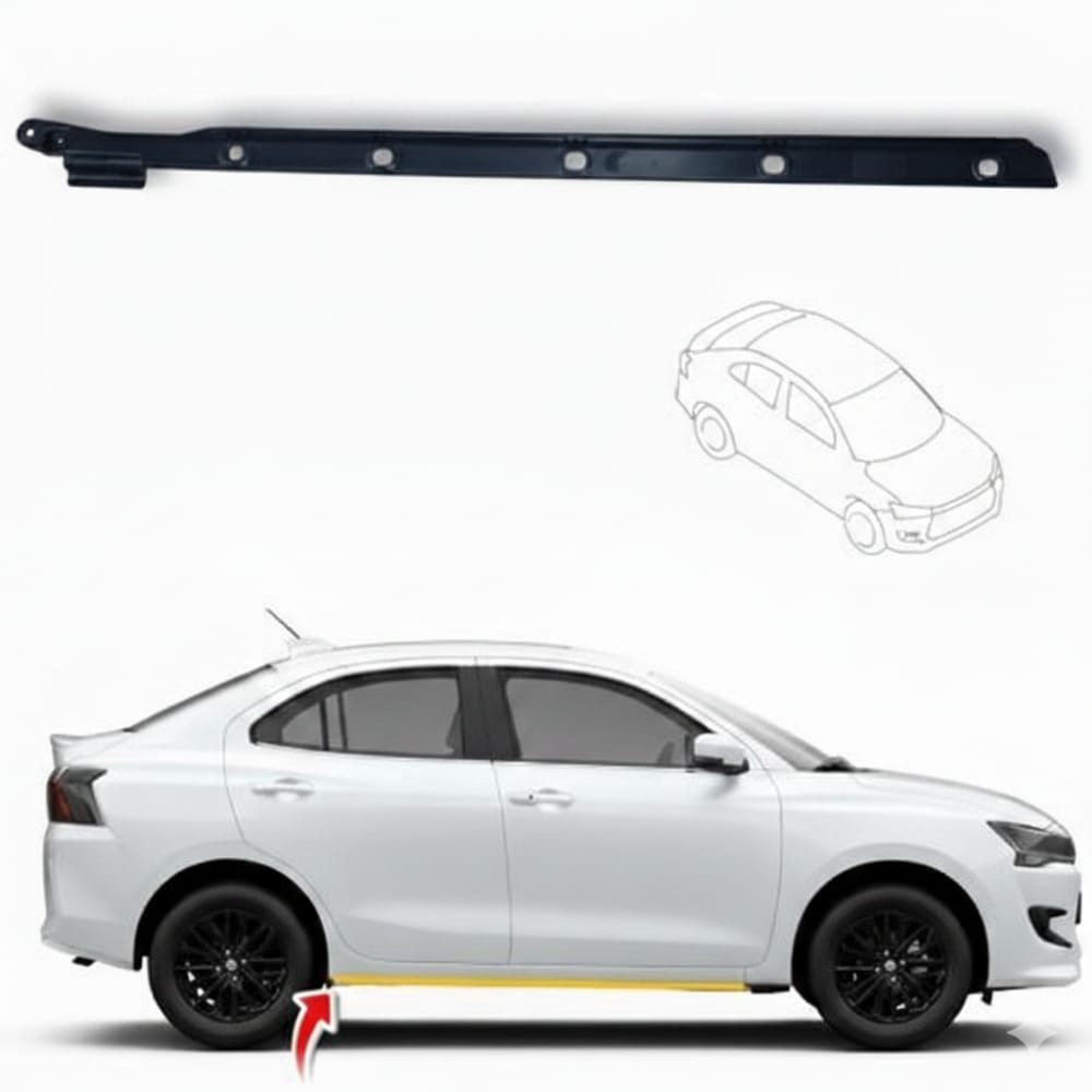 Original lower bumper reinforcement for Suzuki Dzire 2025-2026