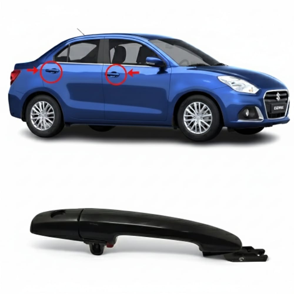 Right exterior door handle – Desire, standard, original (genuine), 2020–2025