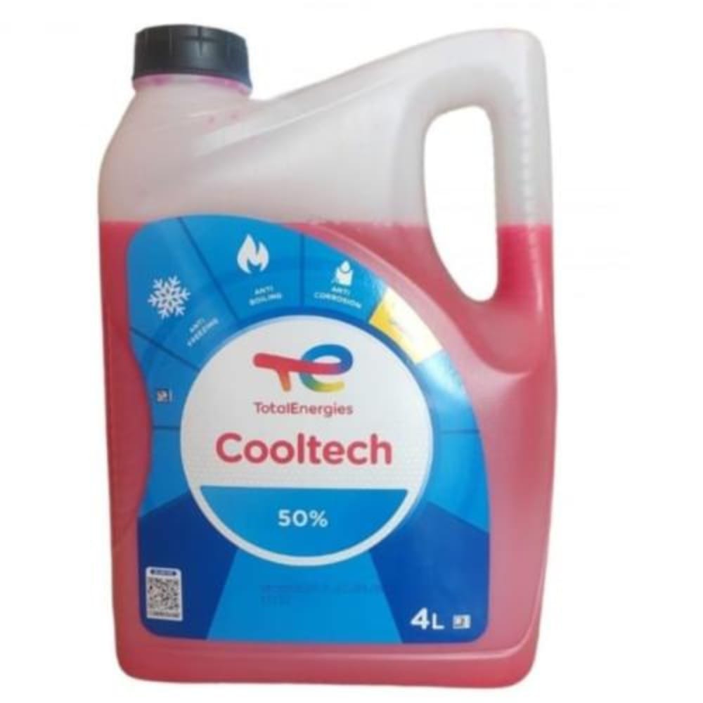 TOTAL Red Radiator Coolant, 4 Liters