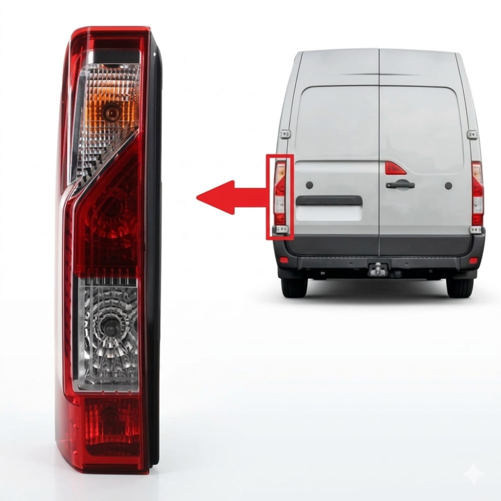“Left tail light for Master – genuine (original).