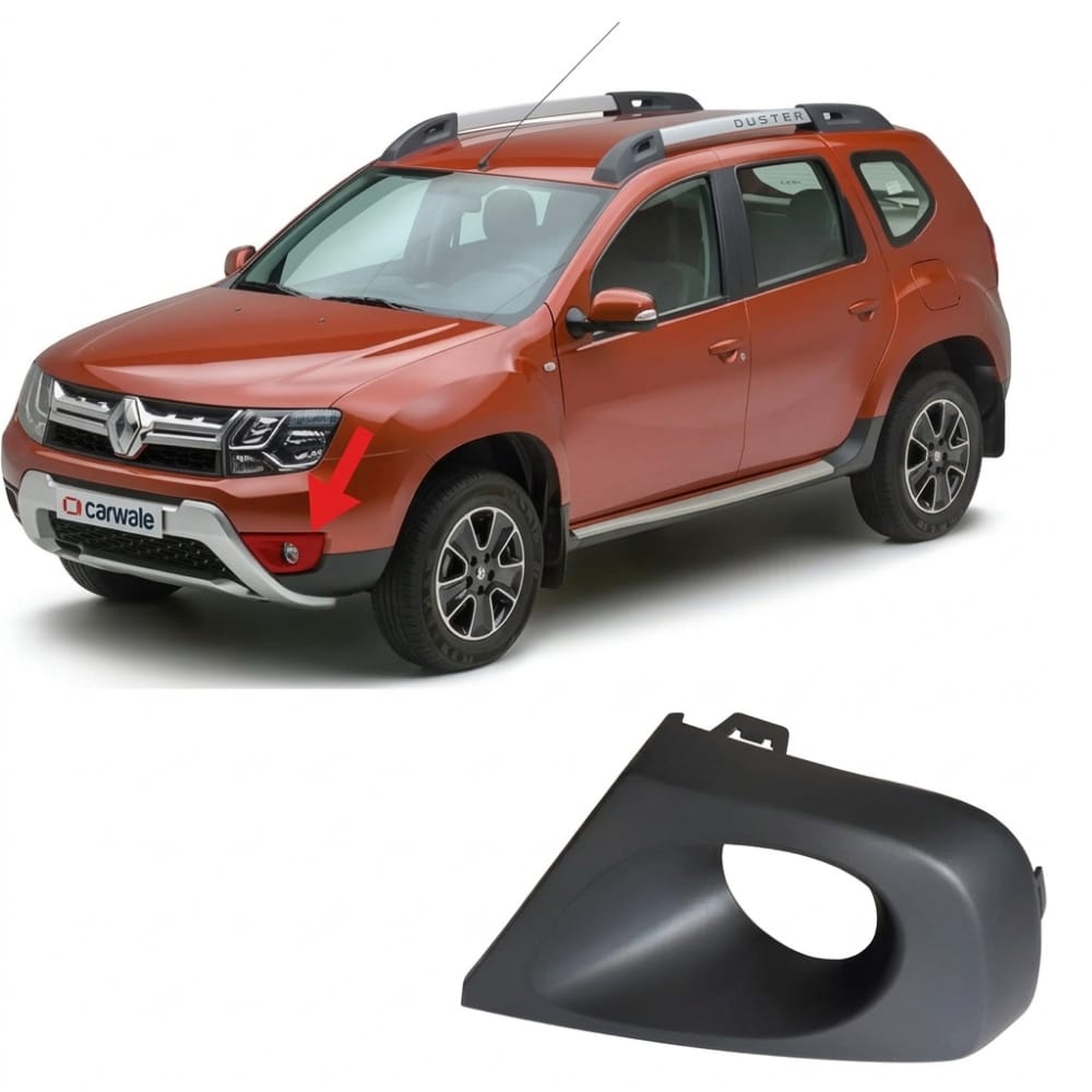 Left fog light trim for Duster