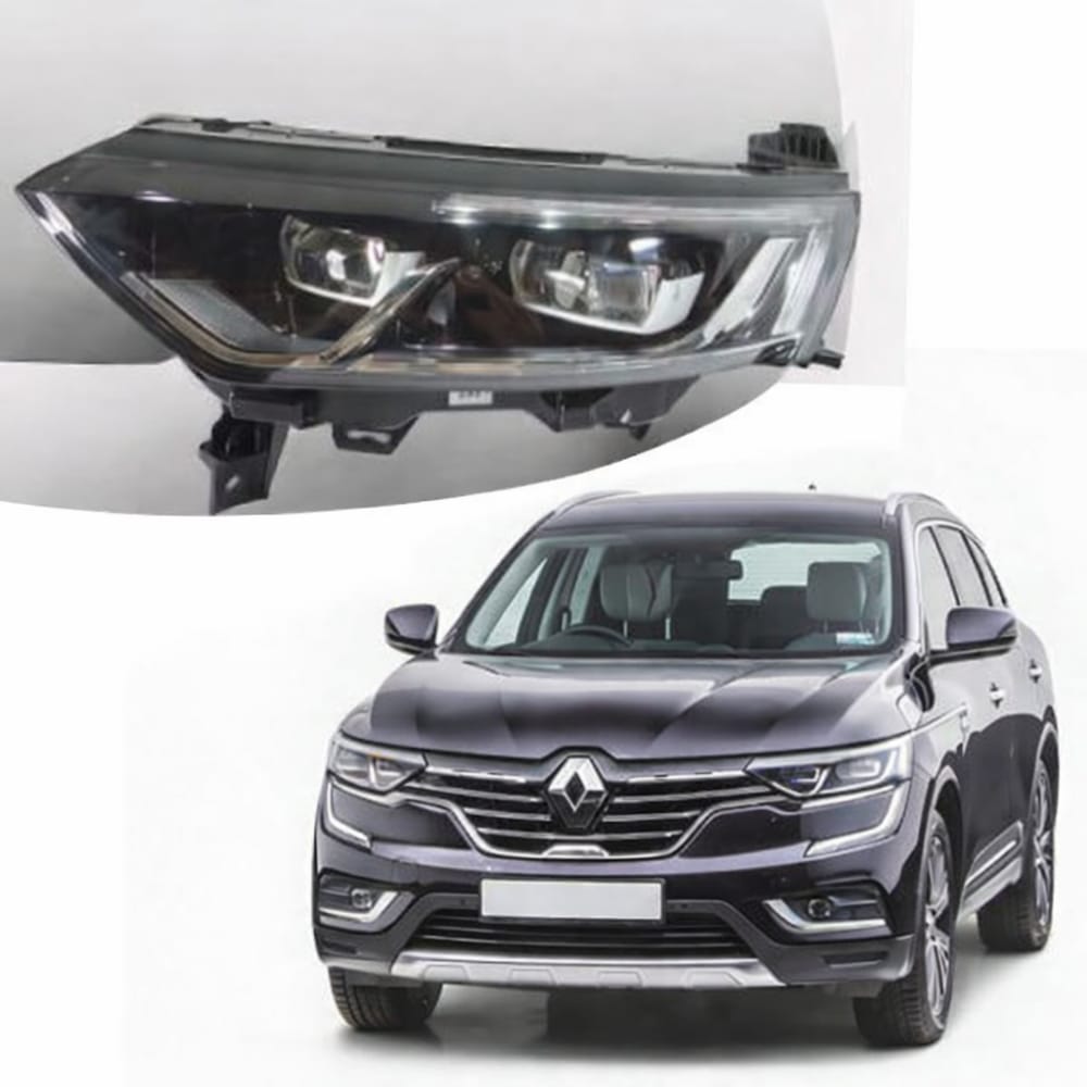 Left headlight for Koleos – full option, aftermarket, high quality.