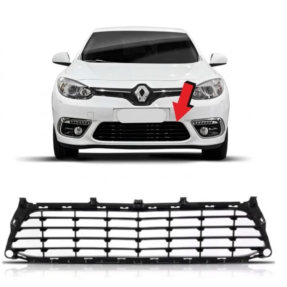 Lower bumper grille – Fluence, Turkish.