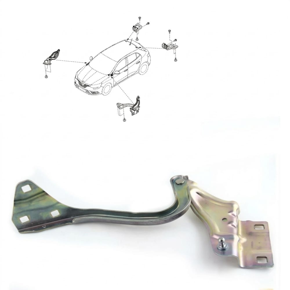 Right hood hinges for Renault Megane (Turkish).