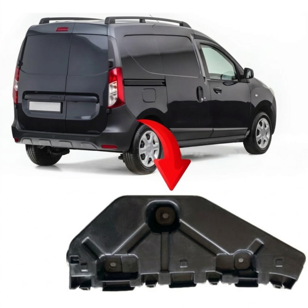 Right rear bumper bracket for Dokker (Taiwan)