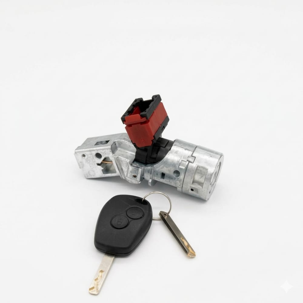 Symbol key switch with key.