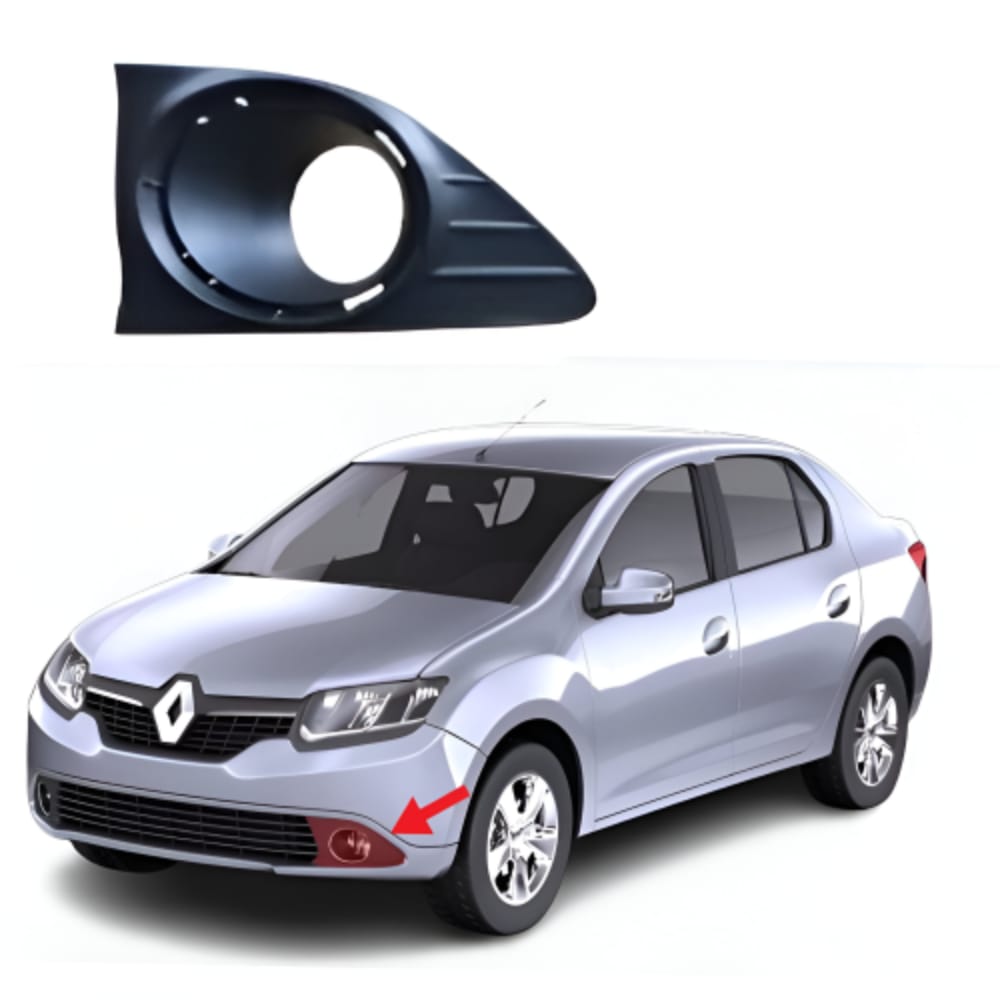 Left fog light trim – Renault Symbol (without chrome)