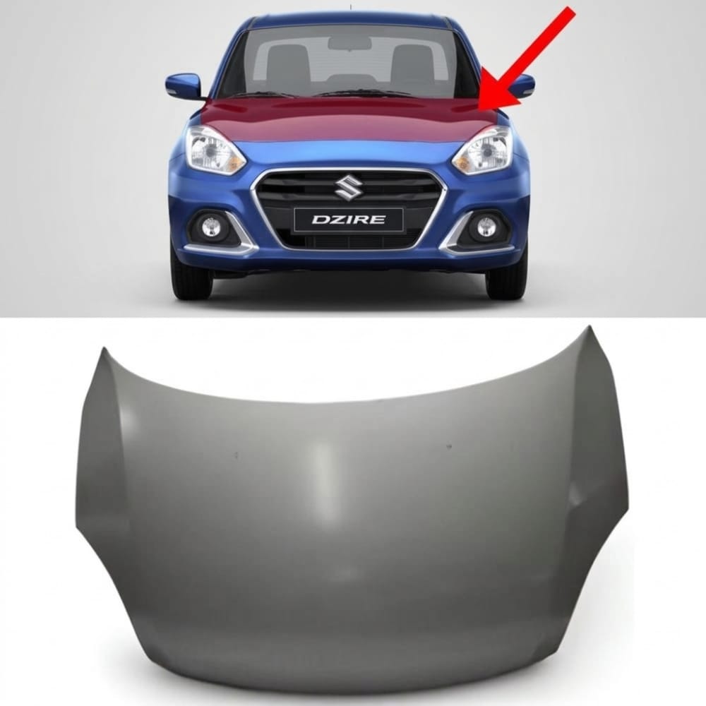 Original Dzire Hood (Bonnet) Soft Model (2020–2025)
