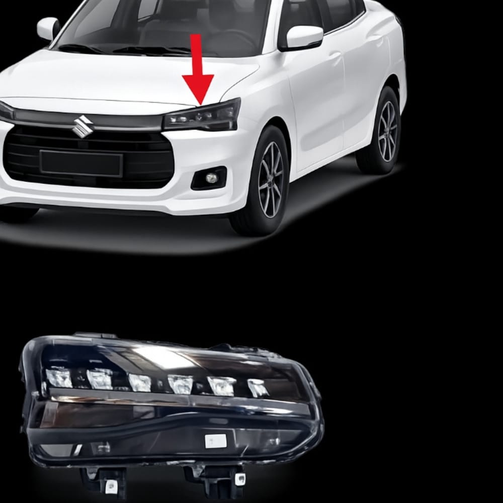 Original left headlight for Desire 2025–2026, full GLX, original