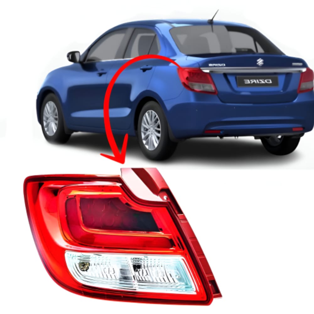 Original left tail light for Suzuki Dzire 2021–2025
